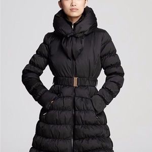 Laundry shawl puffer coat